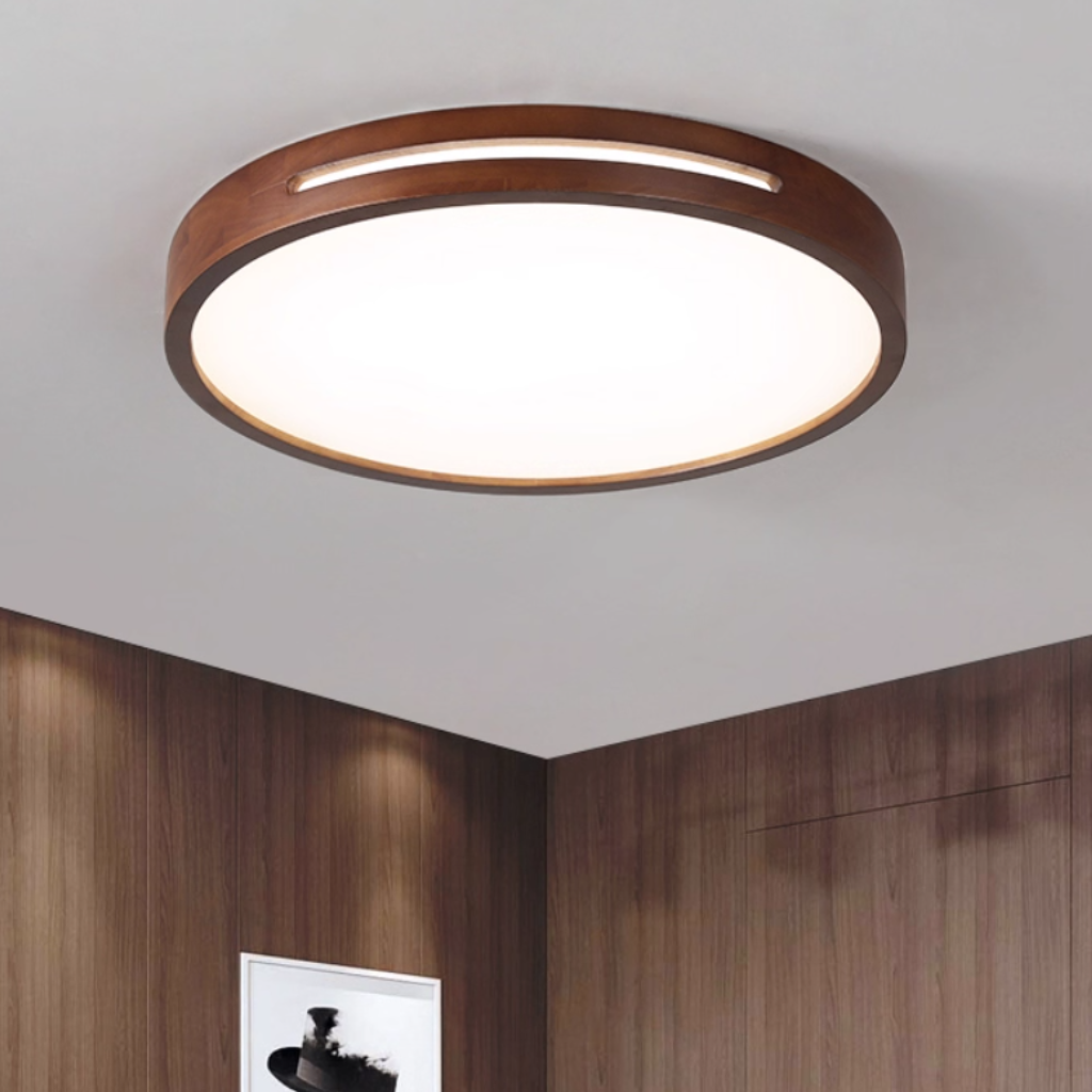 The Oakhaven Nordic Wooden LED Ceiling Light