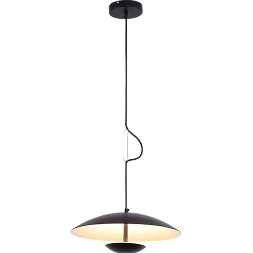 The Oakmere Nordic Wood Grain LED Pendant Light