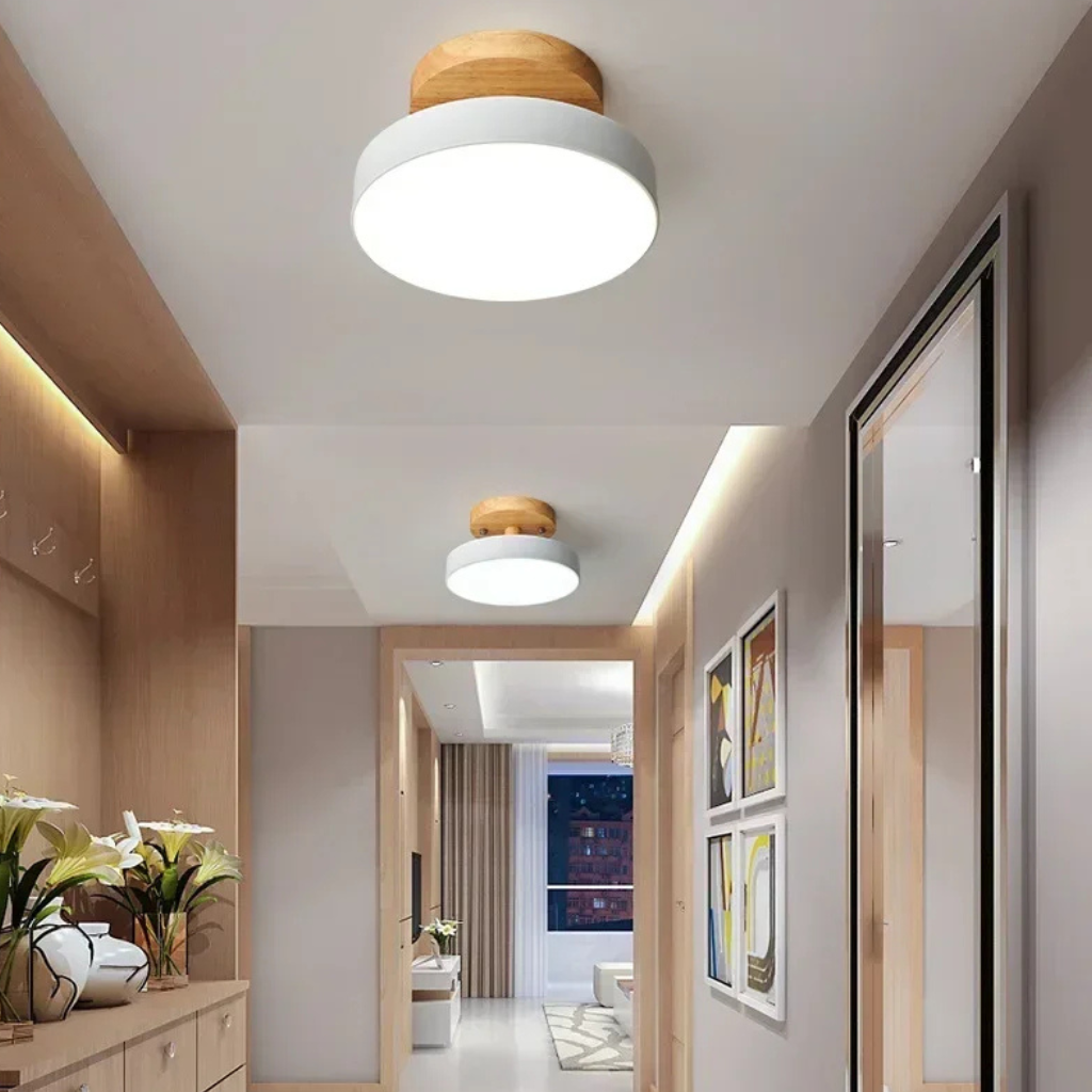 The Oakmere Nordic Round Ceiling Light
