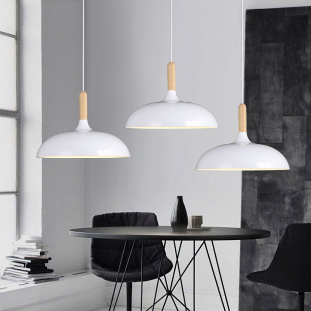 The Oakvelle Nordic Wood Pendant Light