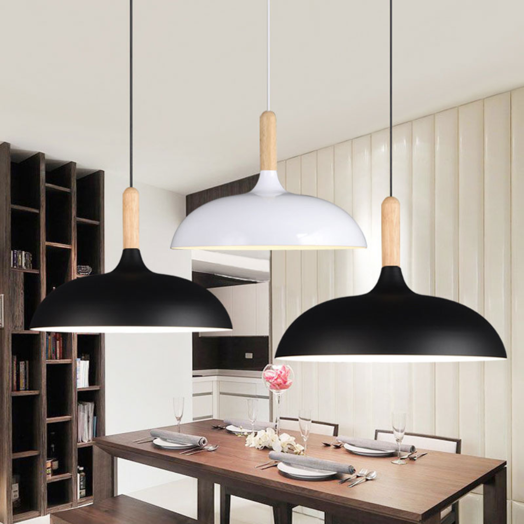 The Oakvelle Nordic Wood Pendant Light