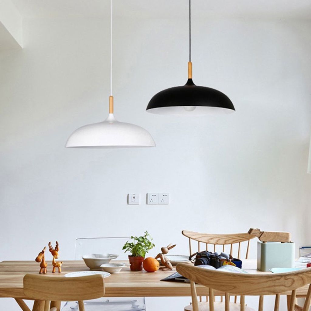 The Oakvelle Nordic Wood Pendant Light