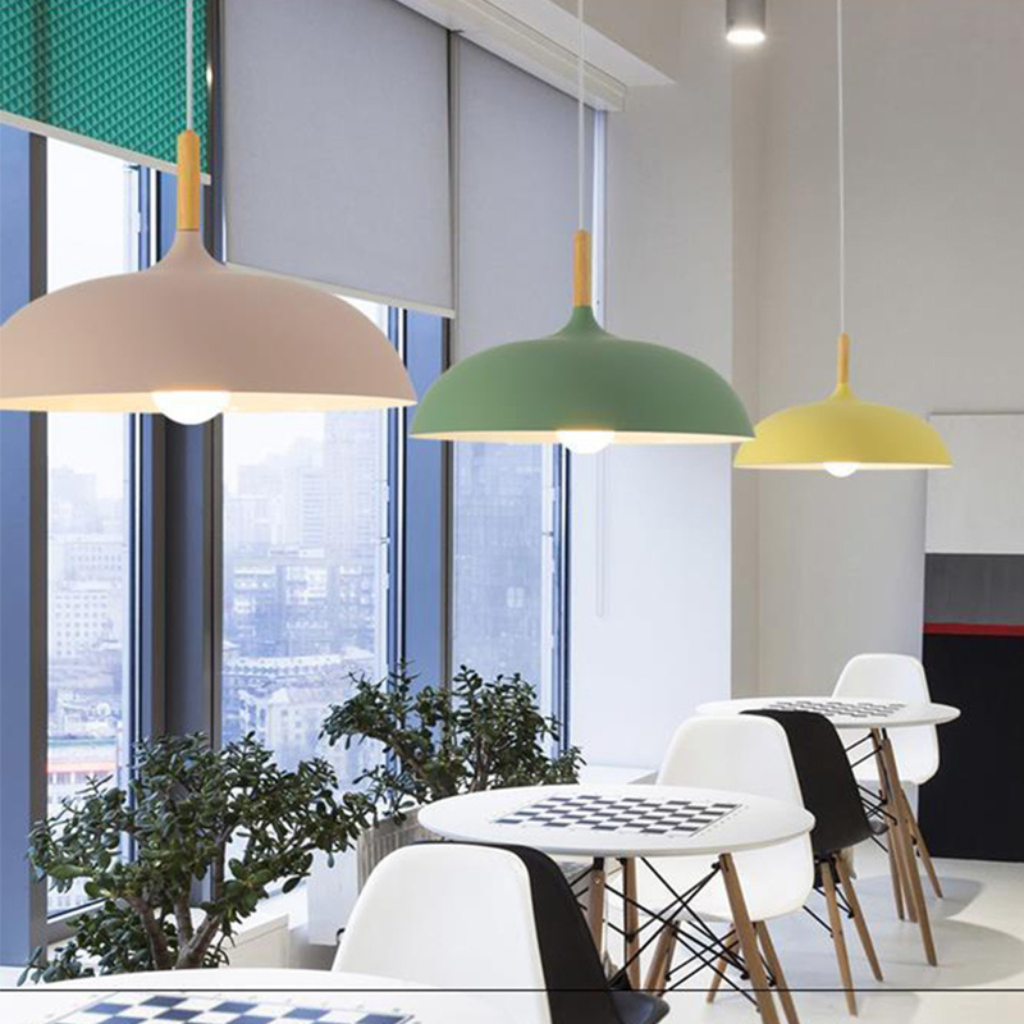 The Oakvelle Nordic Wood Pendant Light
