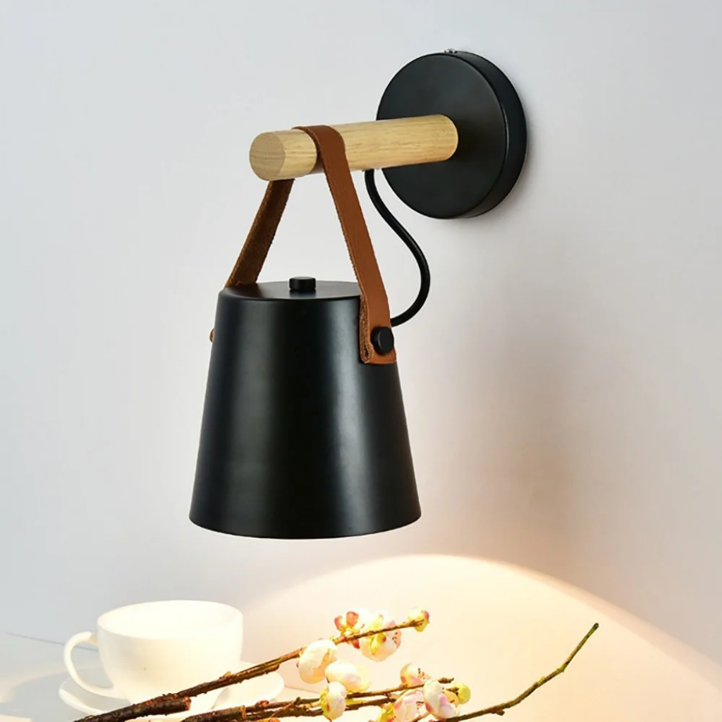 The Oakvera Minimalist Indoor Wood Wall Light