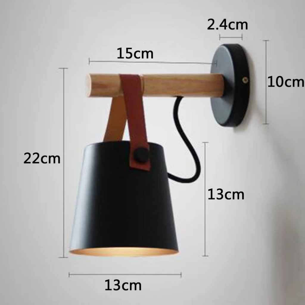 The Oakvera Minimalist Indoor Wood Wall Light