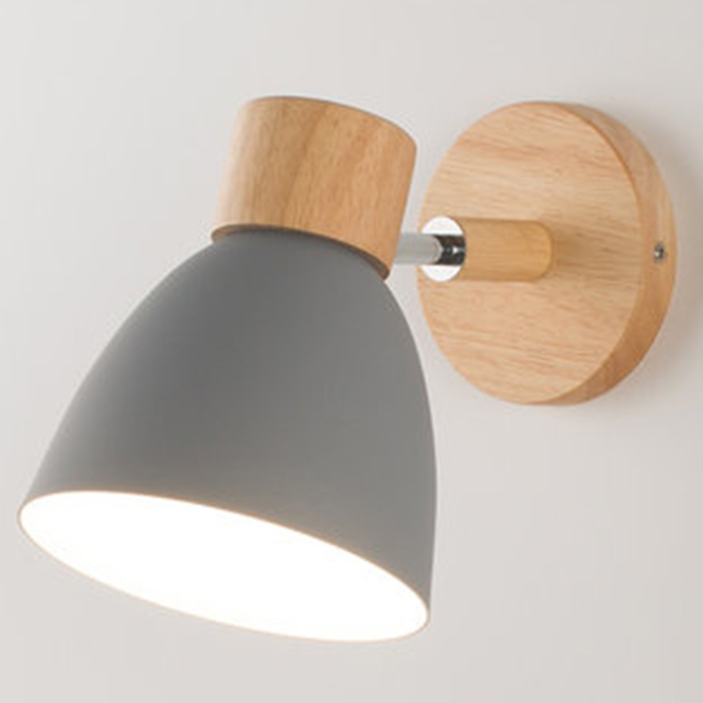 The Oakwyn Wooden Nordic Wall Light
