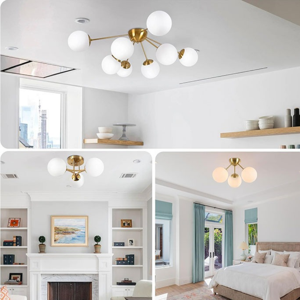 The Opalune Opal Glass Ceiling Light