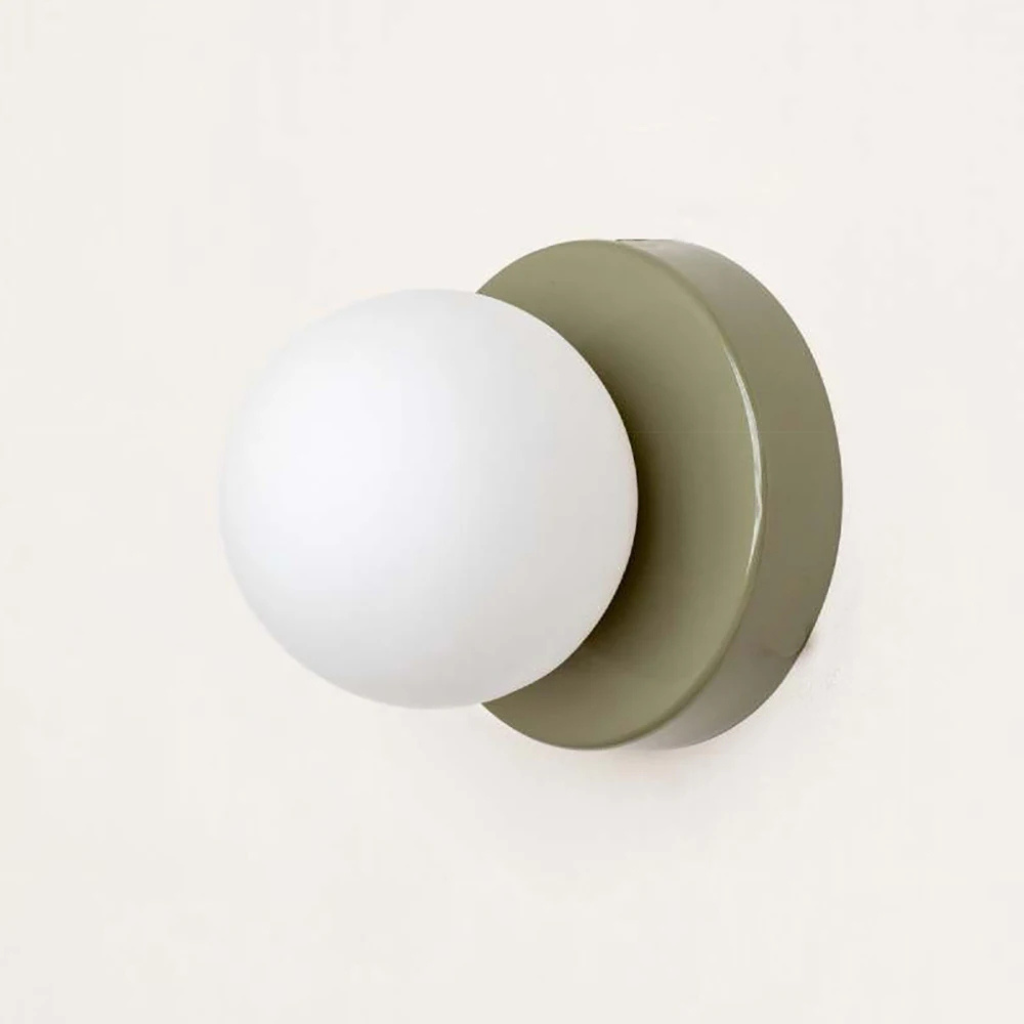 The Orbella Nordic Glass Minimalist Wall Lamp