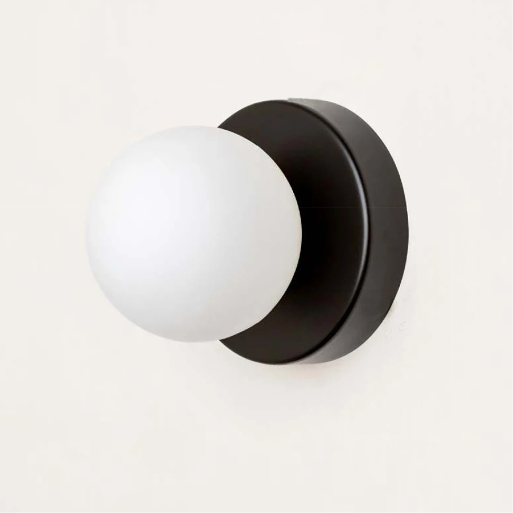 The Orbella Nordic Glass Minimalist Wall Lamp