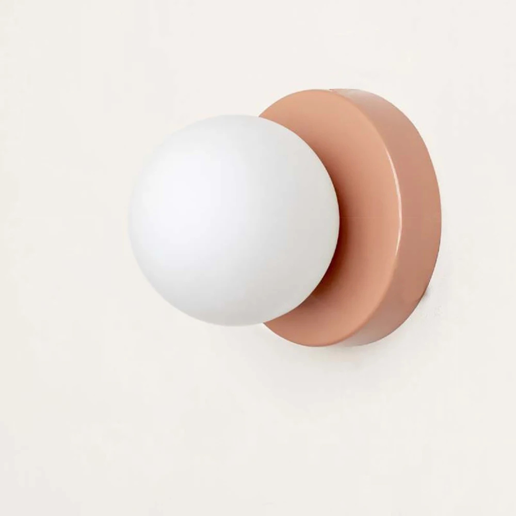 The Orbella Nordic Glass Minimalist Wall Lamp