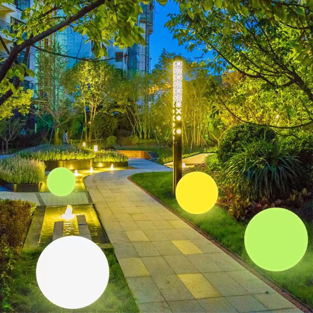 The Orbixa RGB Waterproof Rechargeable LED Ball Light