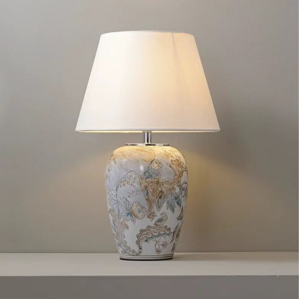 The Orientra Elegant Ceramic Table Lamp