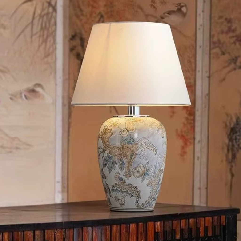 The Orientra Elegant Ceramic Table Lamp
