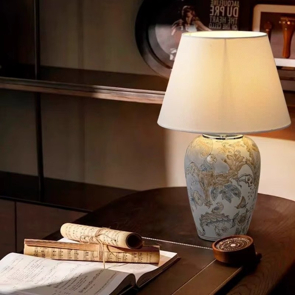 The Orientra Elegant Ceramic Table Lamp