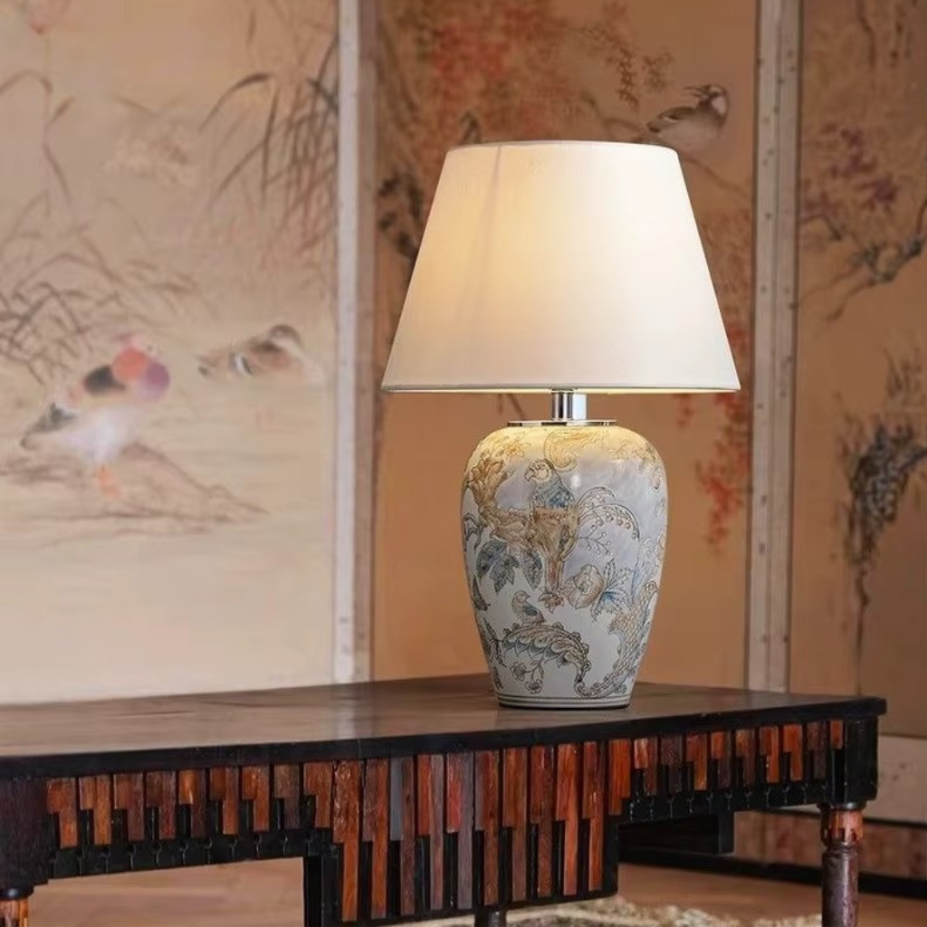 The Orientra Elegant Ceramic Table Lamp