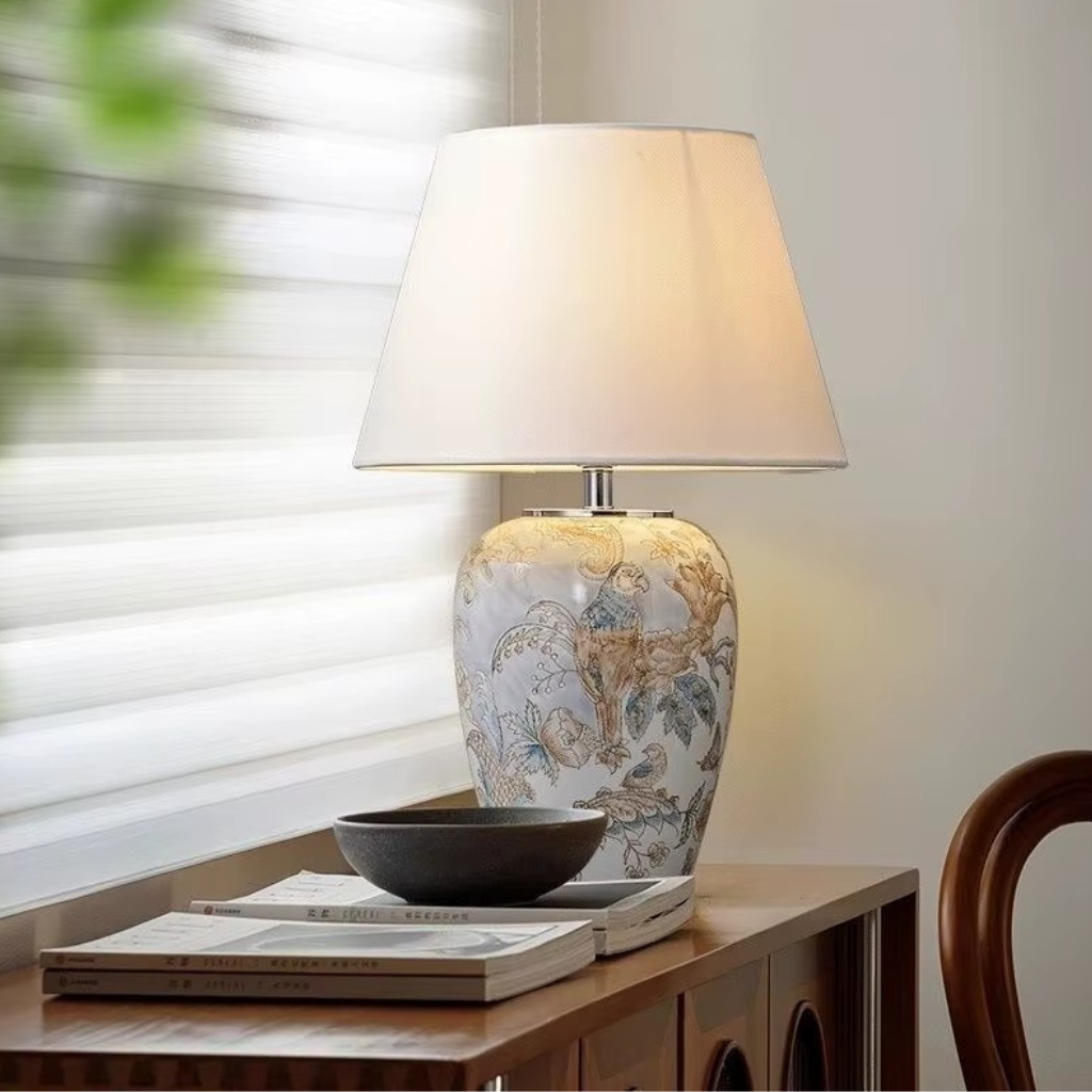 The Orientra Elegant Ceramic Table Lamp