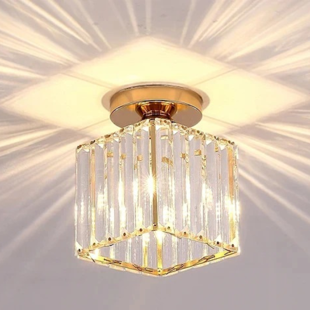 The Orlix LED Modern Ceiling Crystal Style Chandelier