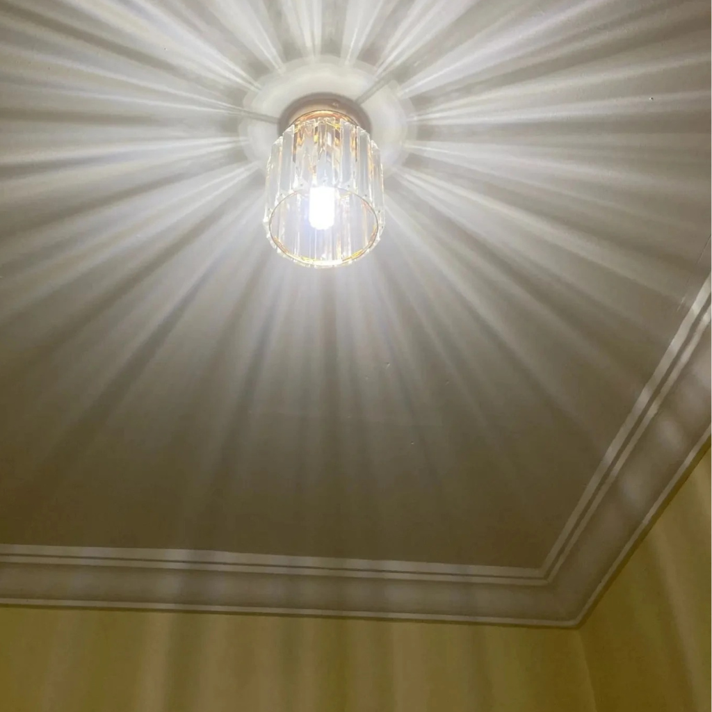 The Orlix LED Modern Ceiling Crystal Style Chandelier