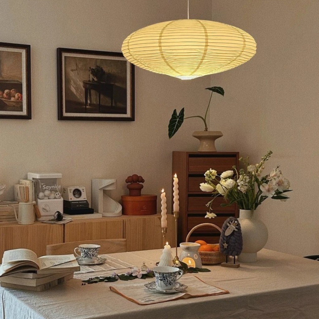 The Papora Rice Paper Pendant Lamp