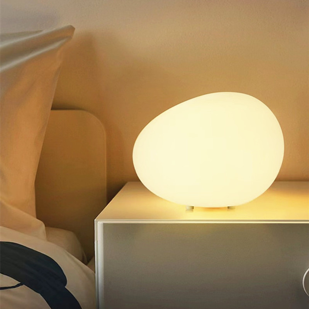 The Peblix Cobblestone Ambient LED Table Lamp