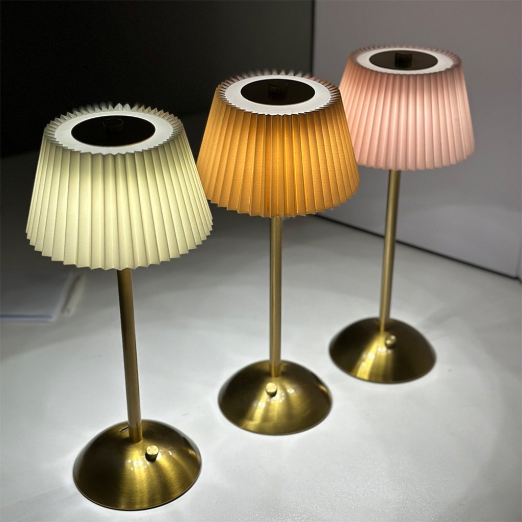 The Plissia Rechargeable Table Lamp