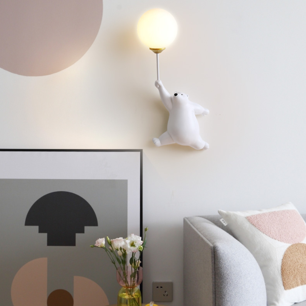The Polara Polar Bear LED Wall Light