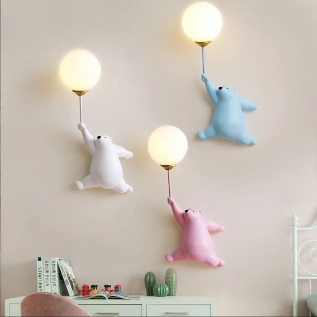 The Polara Polar Bear LED Wall Light