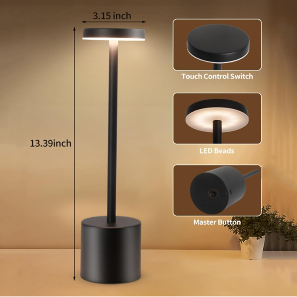 The Portella Rechargeable LED Touch Table Lamp