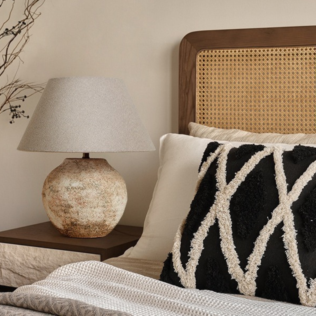 The Potavie Japanese Wabi Sabi Ceramic Lamp