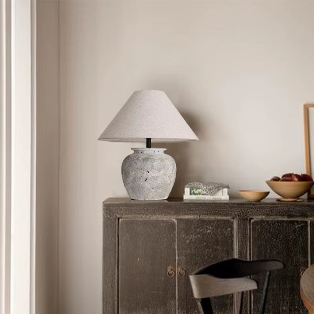The Potora Wabi Sabi Pottery Table Lamp