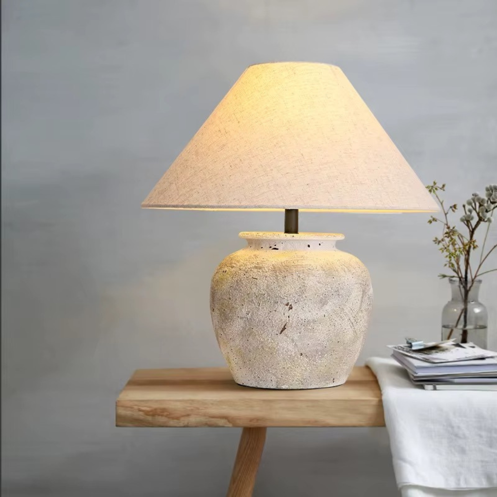The Potora Wabi Sabi Pottery Table Lamp