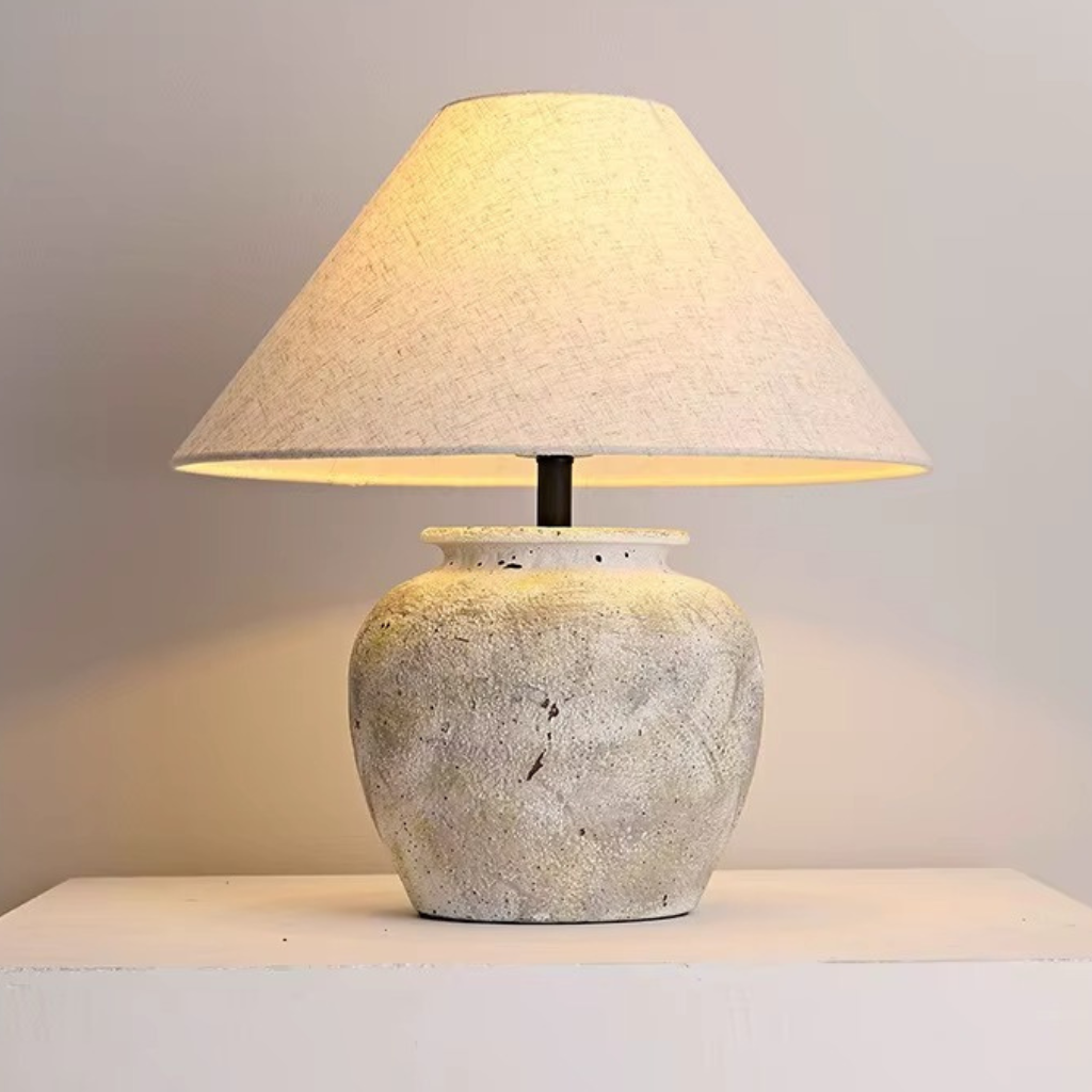 The Potora Wabi Sabi Pottery Table Lamp