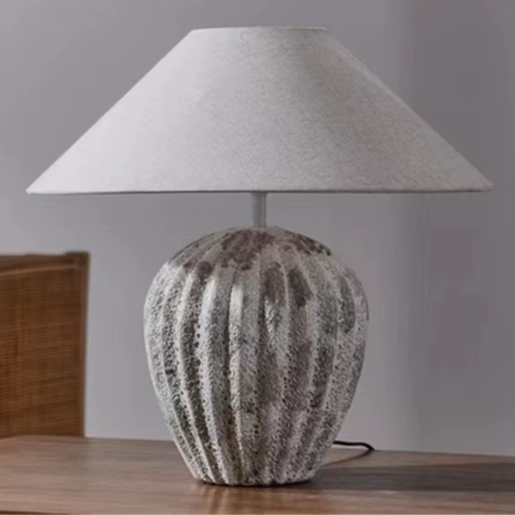 The Potri Wabi Sabi Ceramic Table Lamp