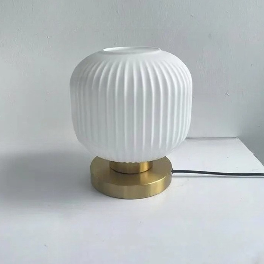 The Pumpelle Smokey Glass Table Lamp