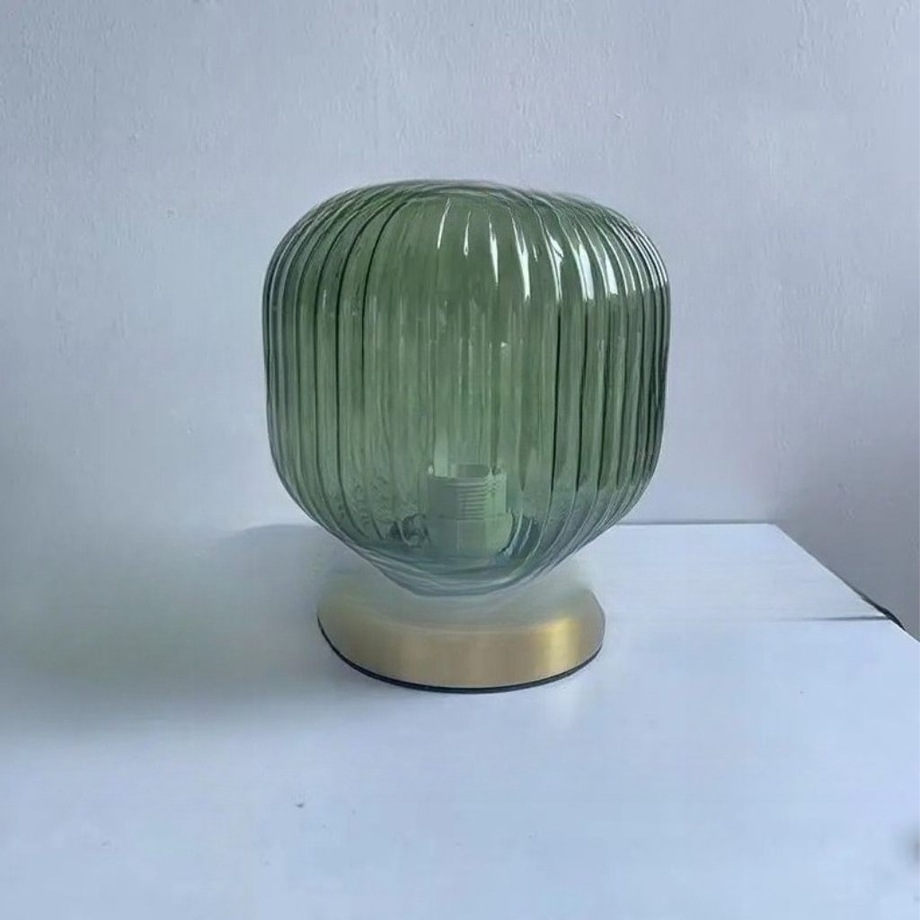 The Pumpelle Smokey Glass Table Lamp