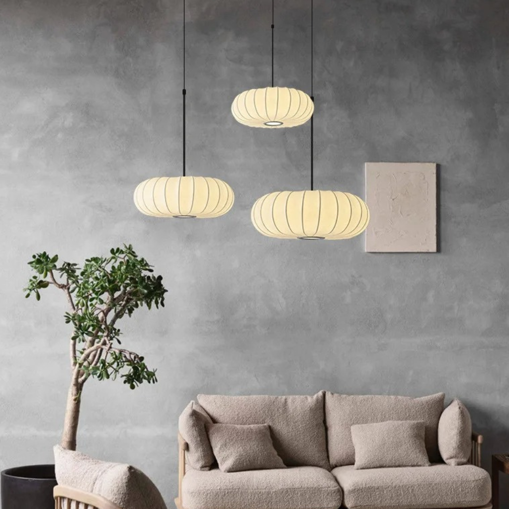 The Pumpix Pumpkin Pendant Light