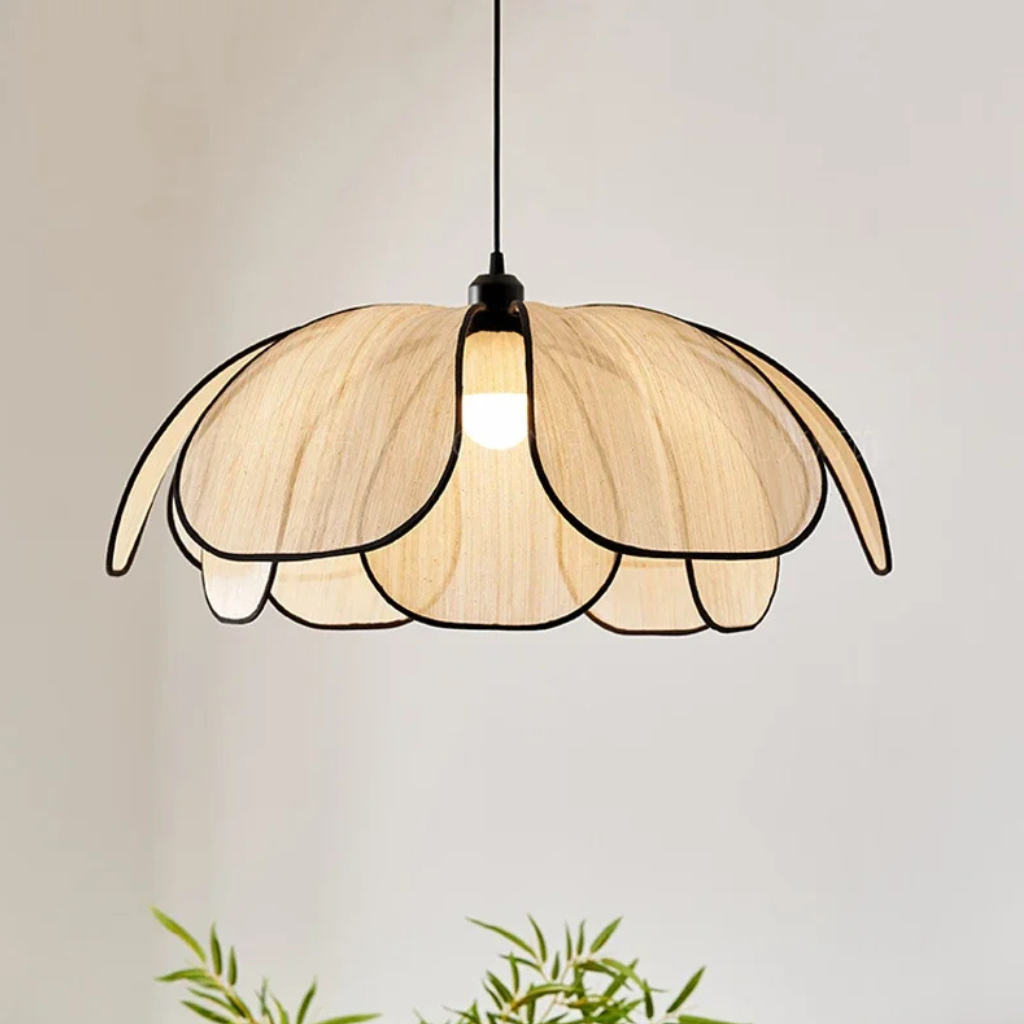 The Rattanova Rattan Chandelier Pendant Light