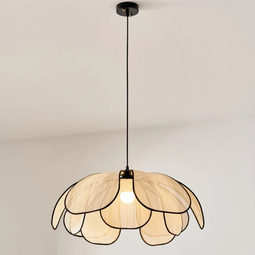 The Rattanova Rattan Chandelier Pendant Light