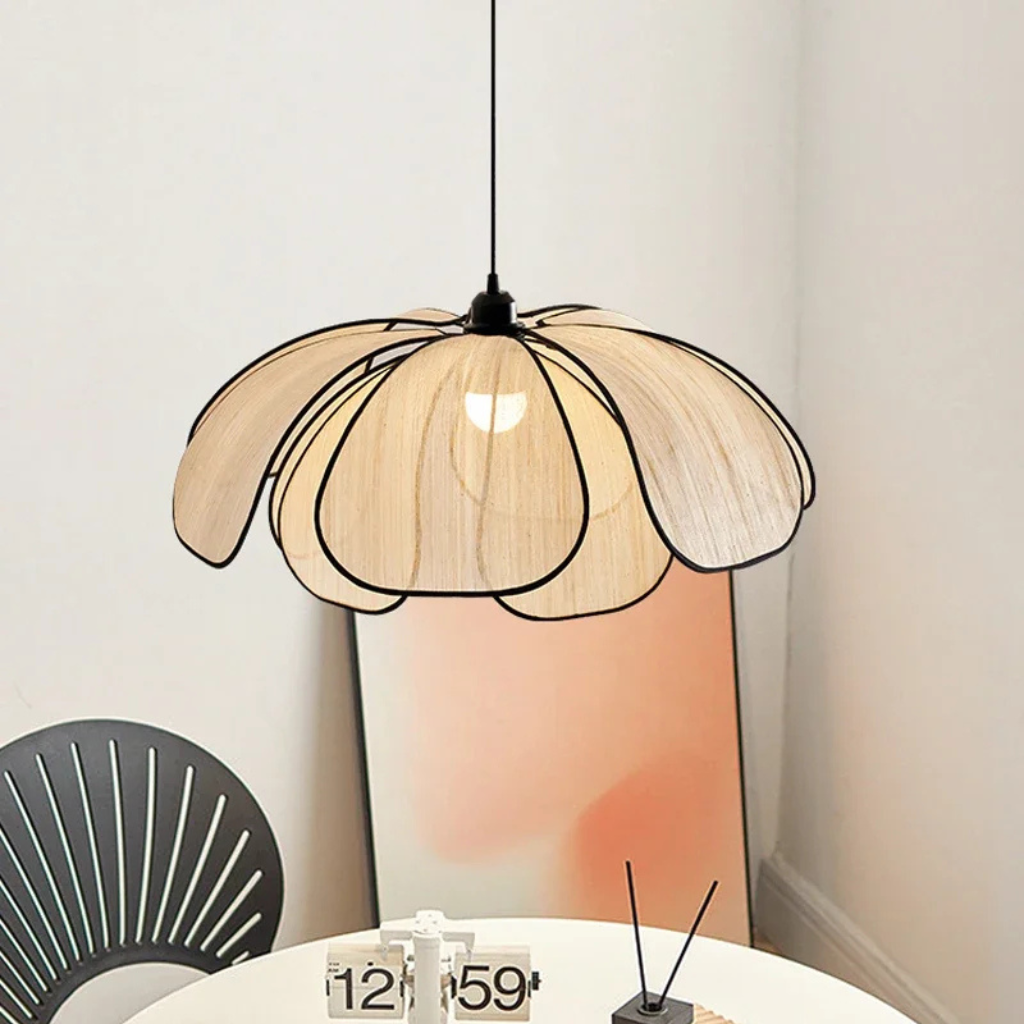 The Rattanova Rattan Chandelier Pendant Light