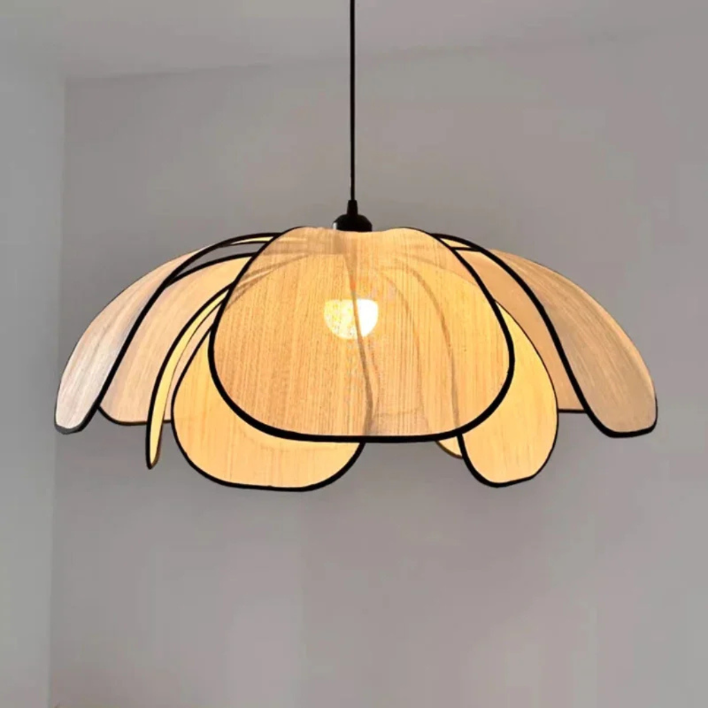The Rattanova Rattan Chandelier Pendant Light