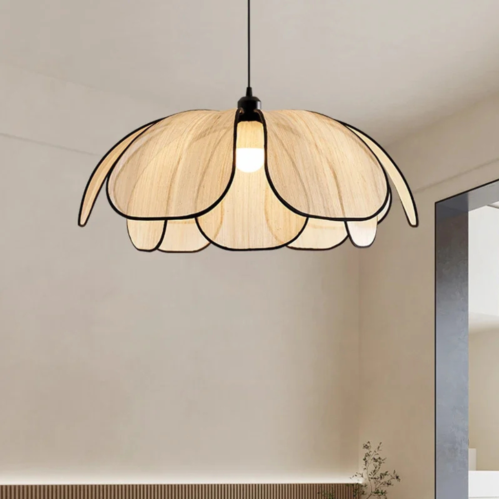 The Rattanova Rattan Chandelier Pendant Light