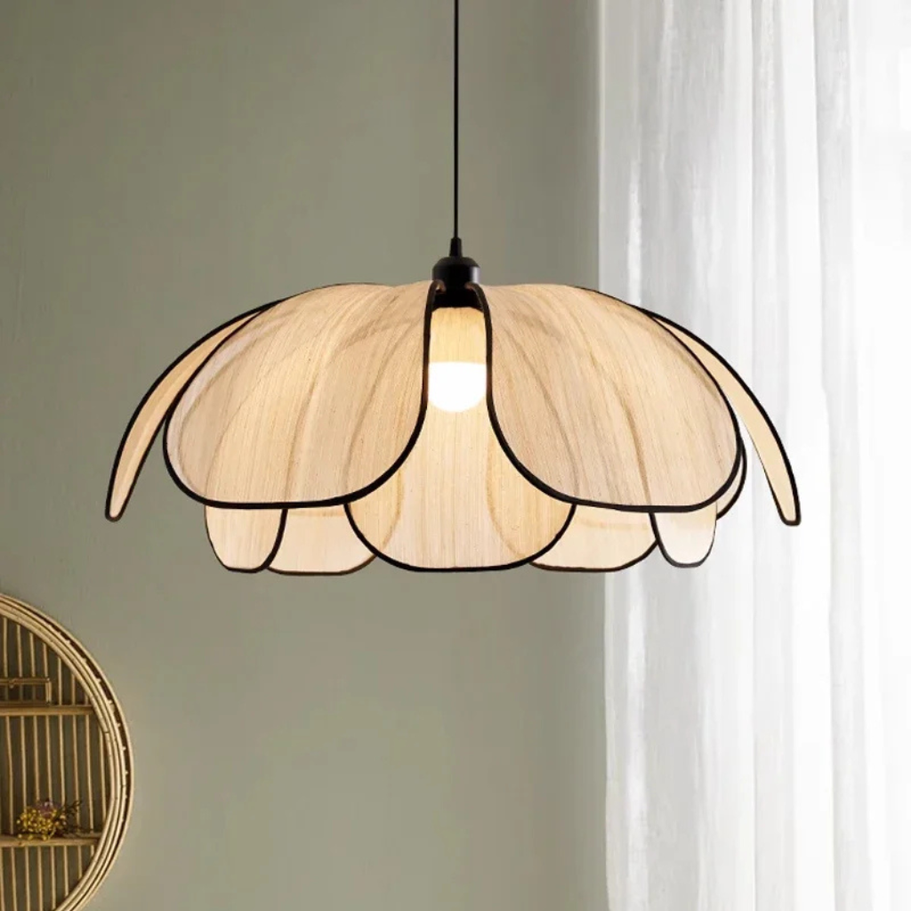 The Rattanova Rattan Chandelier Pendant Light