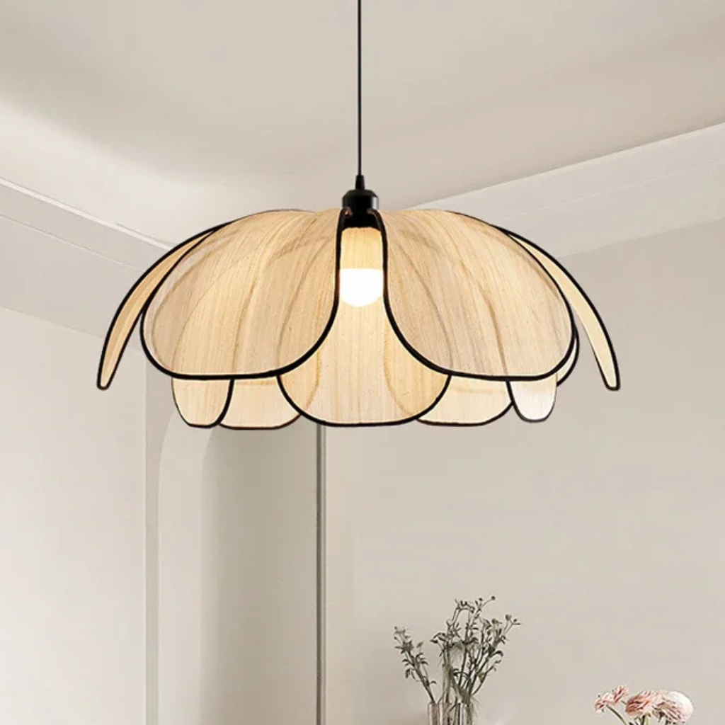 The Rattanova Rattan Chandelier Pendant Light