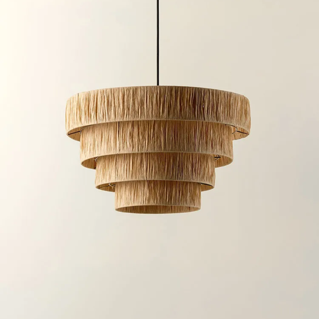 The Ravelle Woven Wabi Sabi Pendant Light