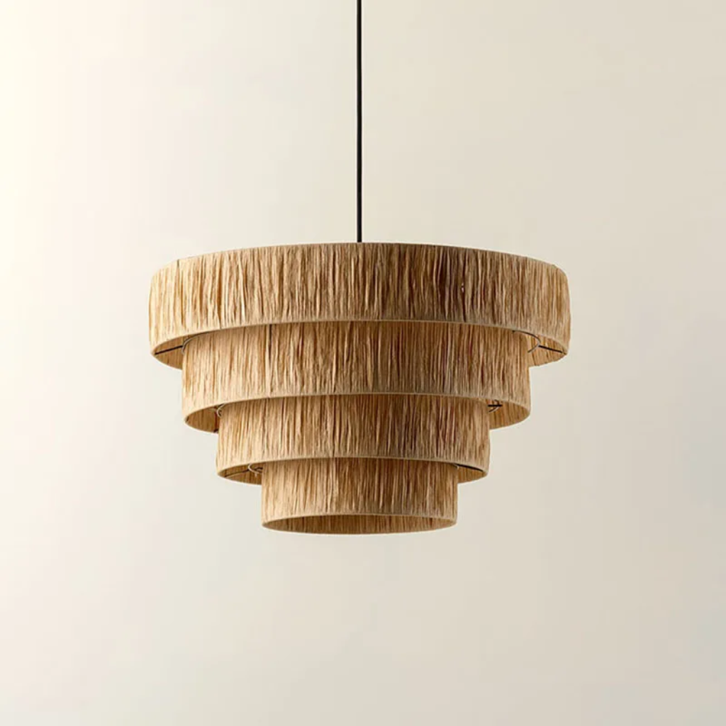 The Ravelle Woven Wabi Sabi Pendant Light