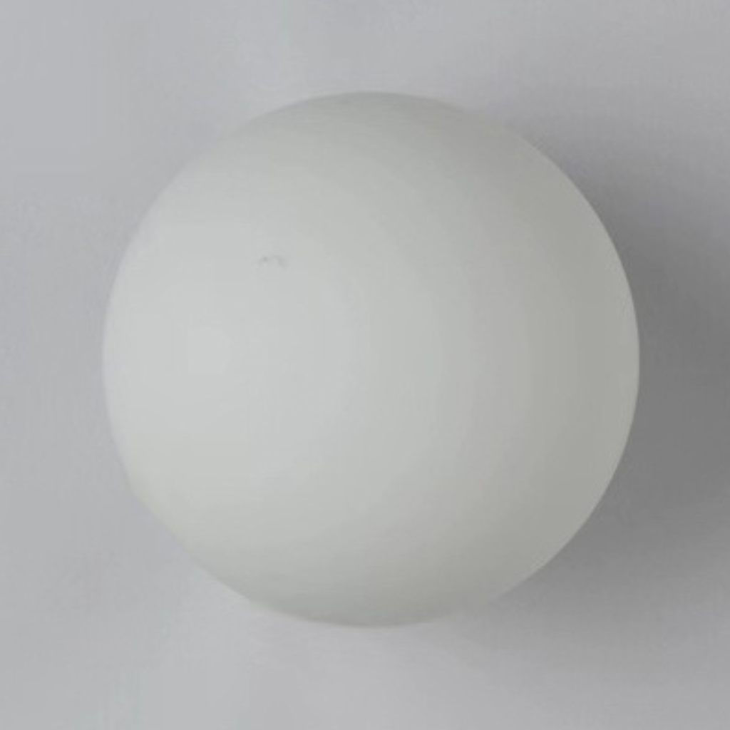 The Mirlune French Bauhaus Milky Glass Wall Light