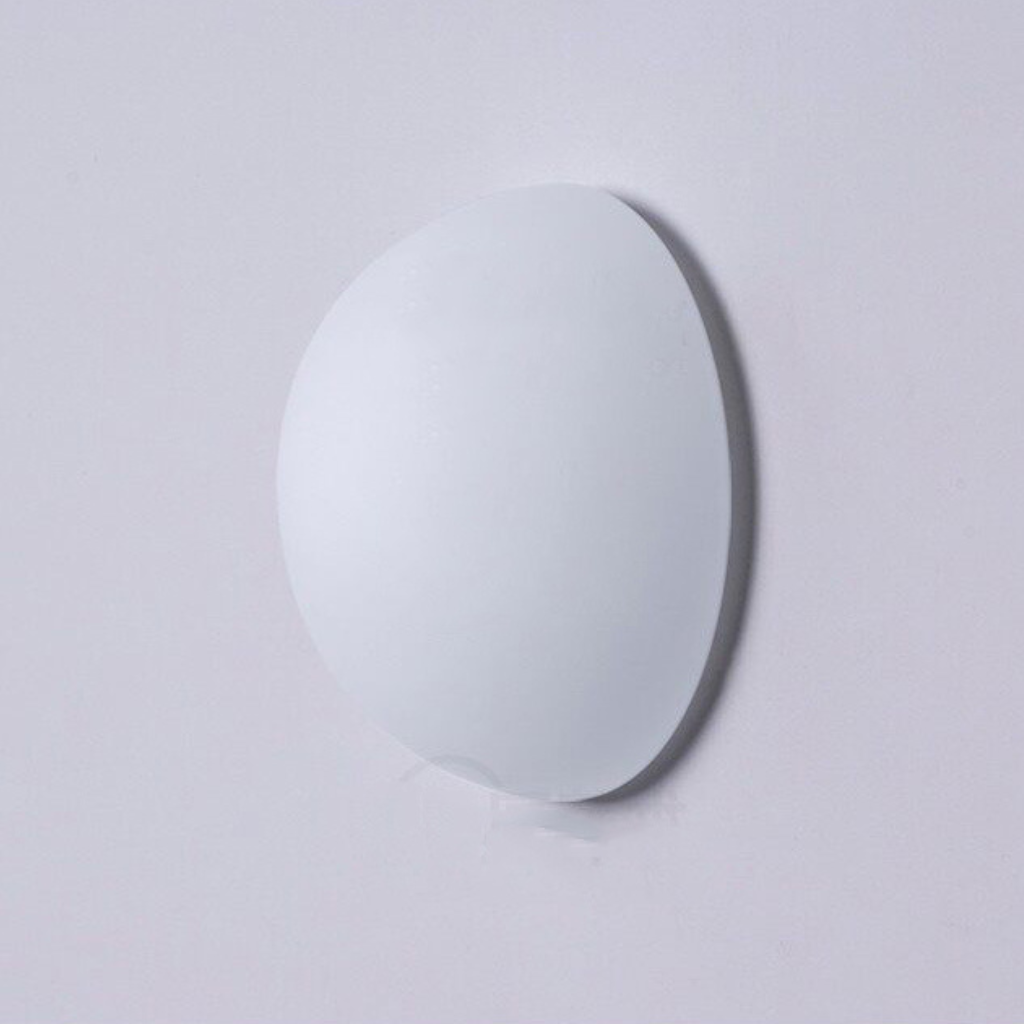 The Mirlune French Bauhaus Milky Glass Wall Light