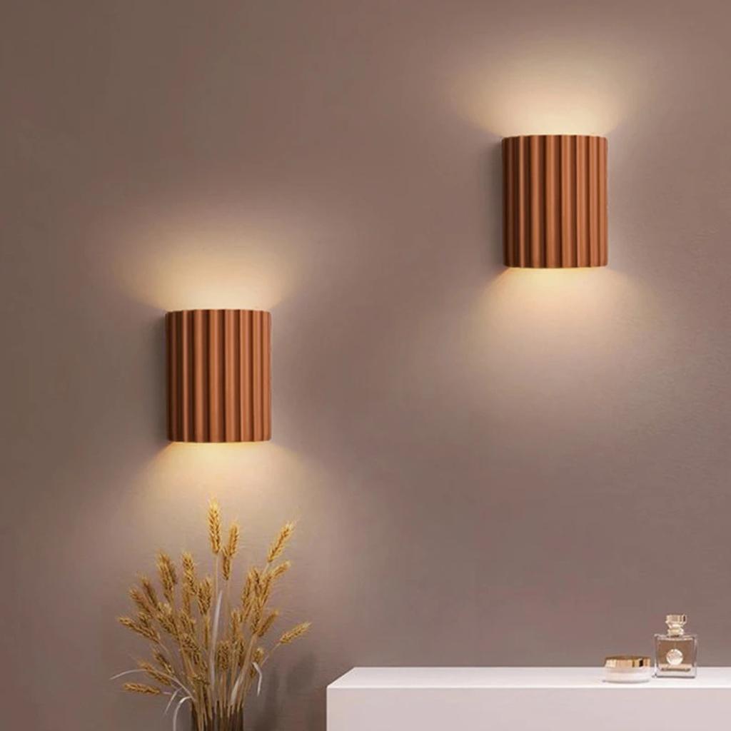 The Resvane Nordic Modern Resin LED Wall Light