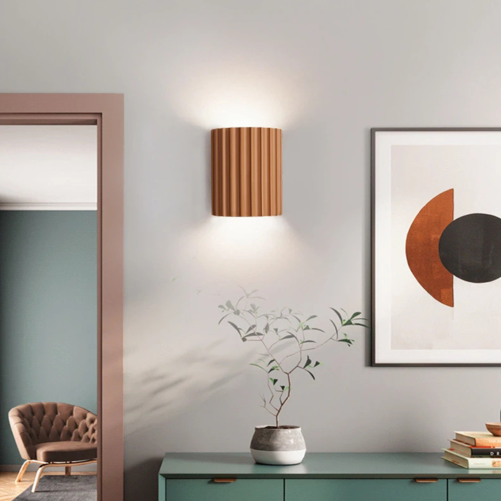 The Resvane Nordic Modern Resin LED Wall Light