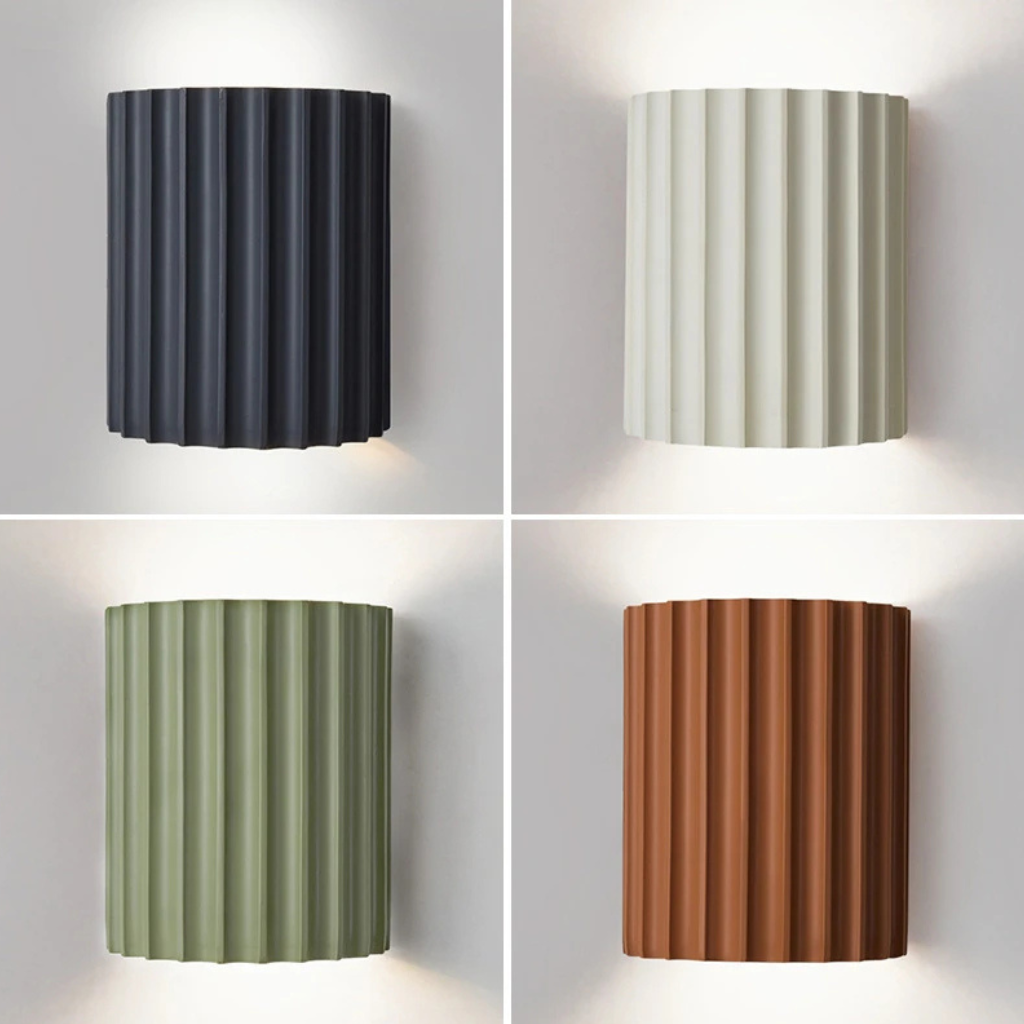 The Resvane Nordic Modern Resin LED Wall Light